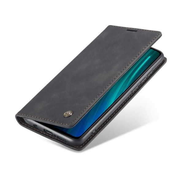 Чохол-книжка CaseMe Нубук для Xiaomi Redmi Note 8 Pro чорний