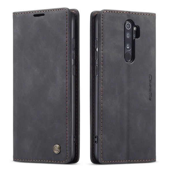 Чохол-книжка CaseMe Нубук для Xiaomi Redmi Note 8 Pro чорний