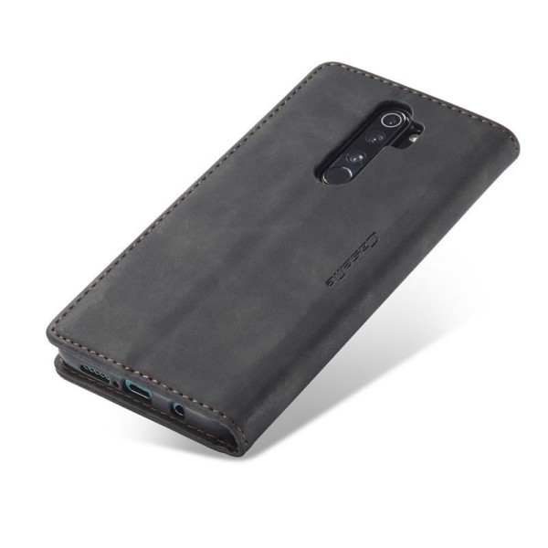 Чохол-книжка CaseMe Нубук для Xiaomi Redmi Note 8 Pro чорний