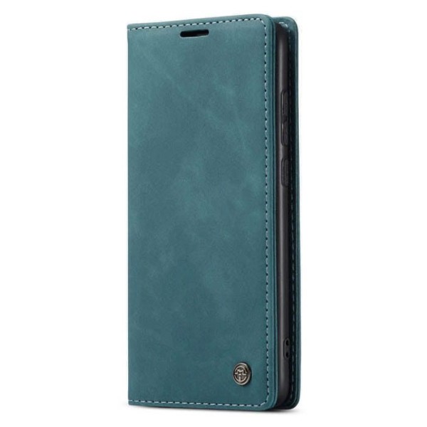 Чохол-книжка CaseMe Нубук для Xiaomi Redmi Note 8 Pro бірюзовий
