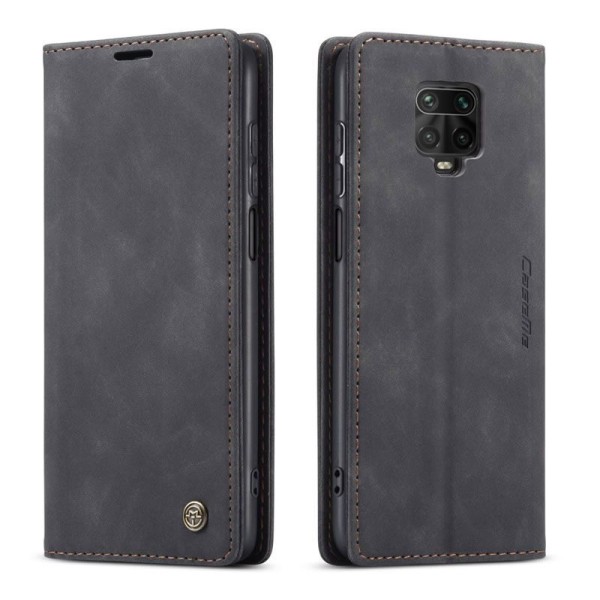 Чохол-книжка CaseMe Нубук для Xiaomi Redmi Note 9s чорний
