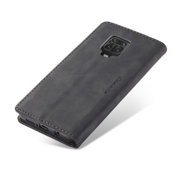 Чохол-книжка CaseMe Нубук для Xiaomi Redmi Note 9s чорний