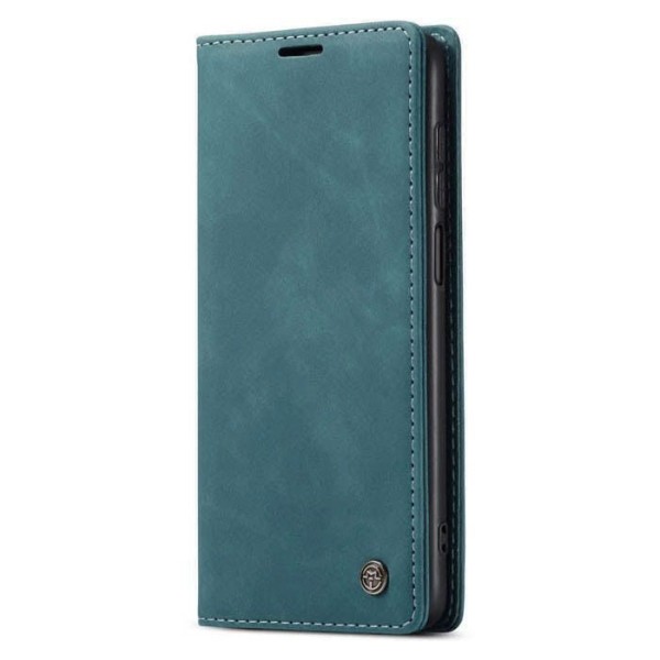 Чохол-книжка CaseMe Нубук для Xiaomi Redmi Note 9s бірюзовий