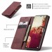 Чохол-книжка CaseMe Нубук для Xiaomi 12T бордовий