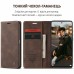 Чохол-книжка CaseMe Нубук для Xiaomi 12T темно-коричневий