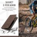 Чохол-книжка CaseMe Нубук для Xiaomi 12T темно-коричневий