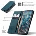 Чохол-книжка CaseMe Нубук для Xiaomi 12T бірюзовий