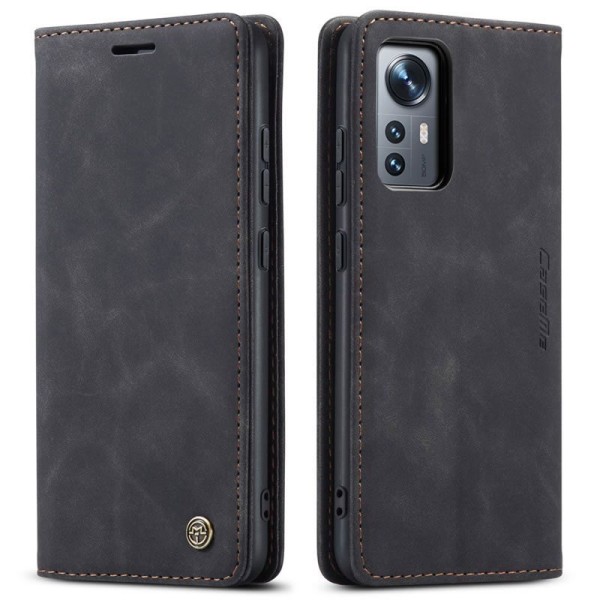 Чохол-книжка CaseMe Нубук для Xiaomi 12X чорний