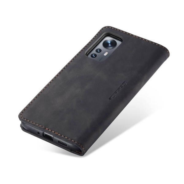 Чохол-книжка CaseMe Нубук для Xiaomi 12X чорний