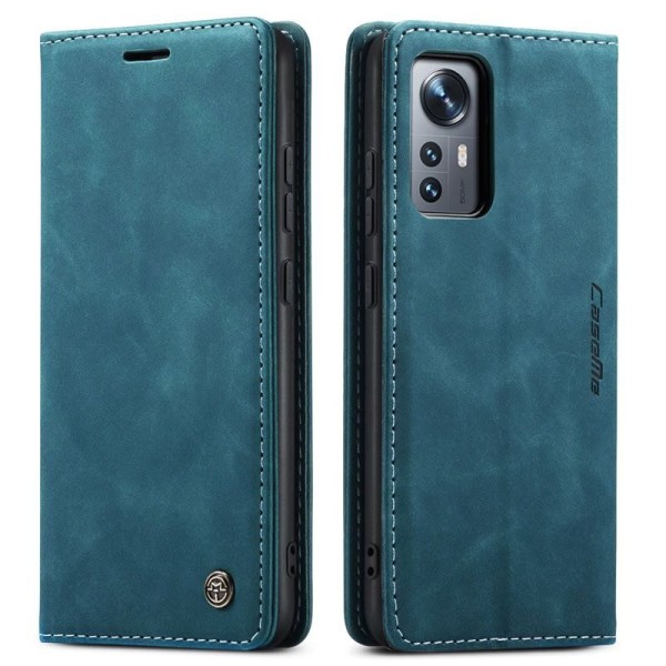 Чохол-книжка CaseMe Нубук для Xiaomi 12X бірюзовий