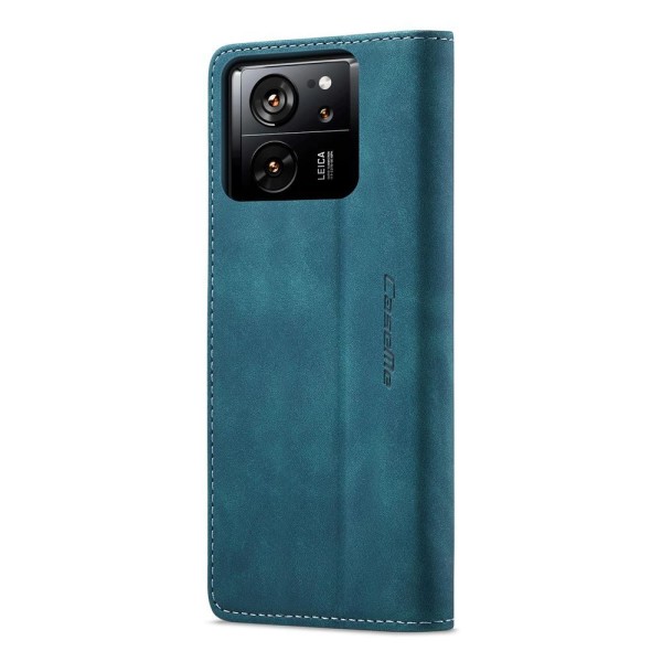 Чохол-книжка CaseMe Нубук для Xiaomi 13T/Pro бірюзовий