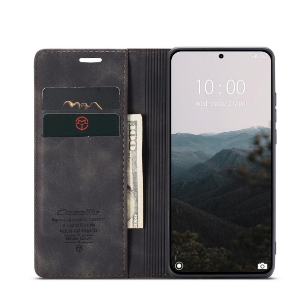 Чохол-книжка CaseMe Нубук для Xiaomi 14T Pro чорний