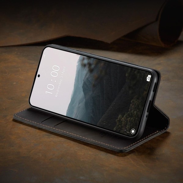 Чохол-книжка CaseMe Нубук для Xiaomi 14T Pro чорний