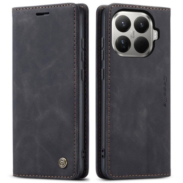 Чохол-книжка CaseMe Нубук для Xiaomi 15T Pro чорний