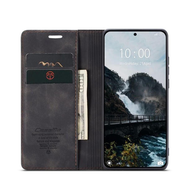 Чохол-книжка CaseMe Нубук для Xiaomi 15T Pro чорний