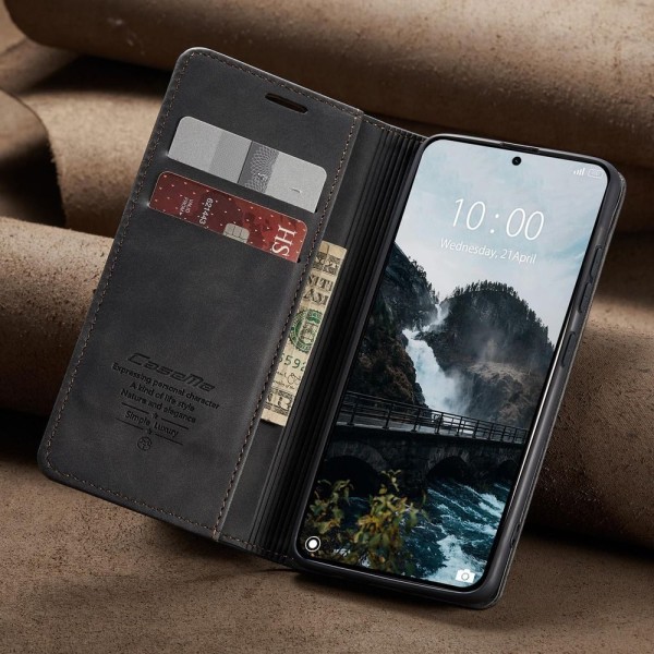Чохол-книжка CaseMe Нубук для Xiaomi 15T Pro чорний