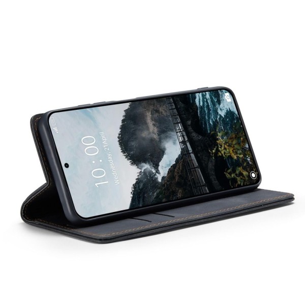 Чохол-книжка CaseMe Нубук для Xiaomi 15T Pro чорний