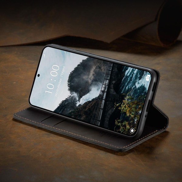 Чохол-книжка CaseMe Нубук для Xiaomi 15T Pro чорний