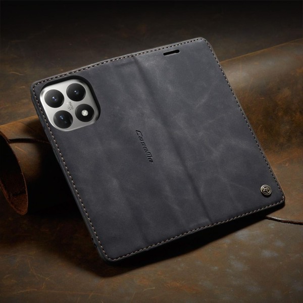 Чохол-книжка CaseMe Нубук для Xiaomi 15T Pro чорний