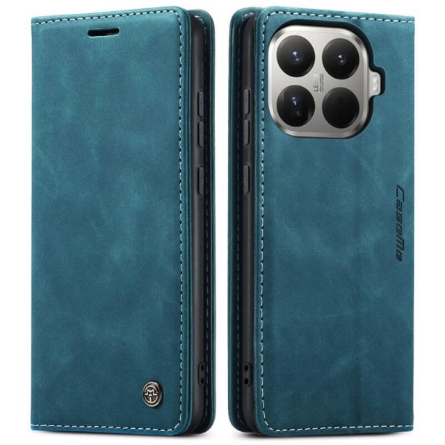 Чохол-книжка CaseMe Нубук для Xiaomi 15T Pro бірюзовий