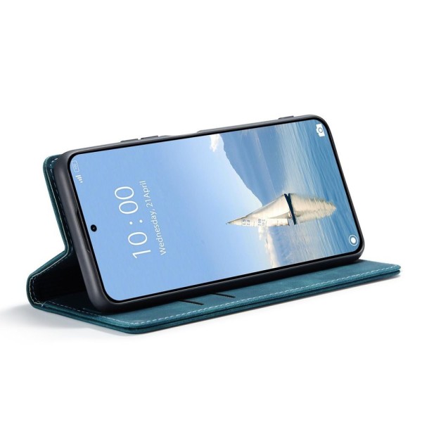 Чохол-книжка CaseMe Нубук для Xiaomi 15T Pro бірюзовий