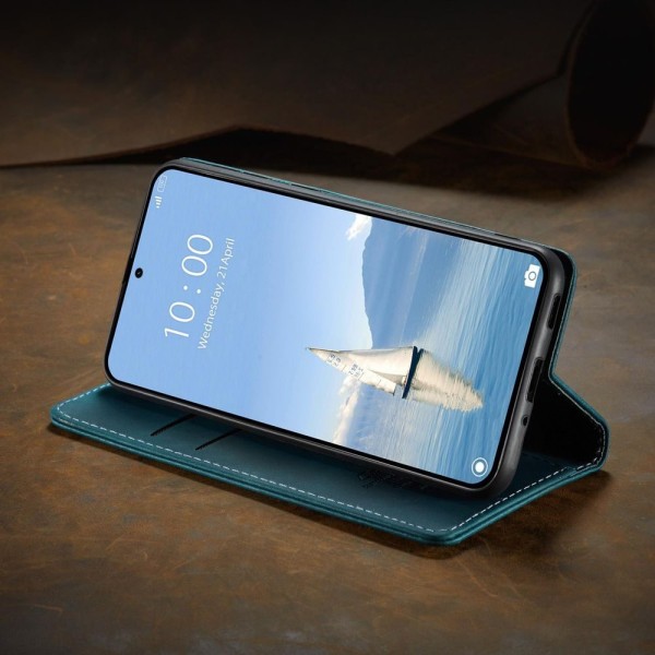 Чохол-книжка CaseMe Нубук для Xiaomi 15T Pro бірюзовий