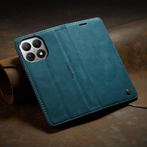 Чохол-книжка CaseMe Нубук для Xiaomi 15T Pro бірюзовий