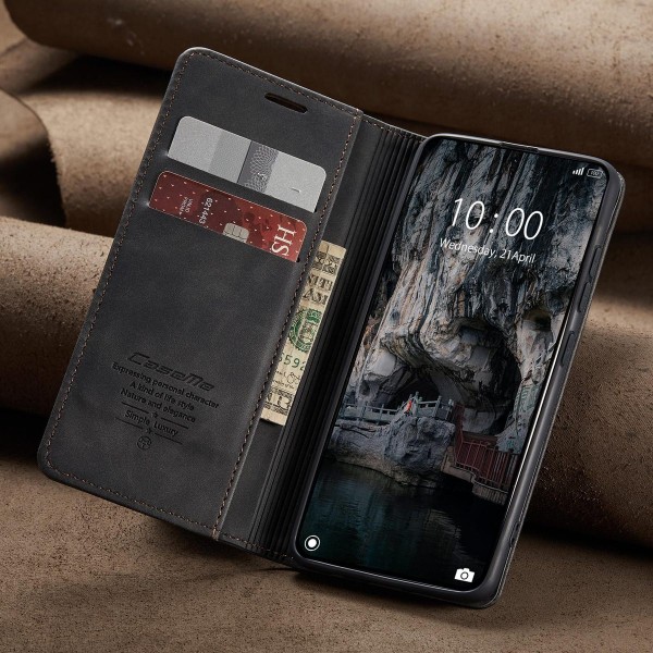Чохол-книжка CaseMe Нубук для Xiaomi 15T чорний