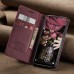 Чохол-книжка CaseMe Нубук для Xiaomi 17T Pro бордовий