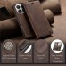 Чохол-книжка CaseMe Нубук для Xiaomi 17T Pro темно-коричневий