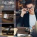 Чохол-книжка CaseMe Нубук для Xiaomi 17T Pro темно-коричневий