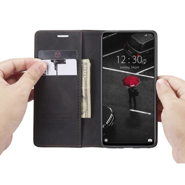 Чохол-книжка CaseMe Нубук для Xiaomi Mi 10T/Pro чорний