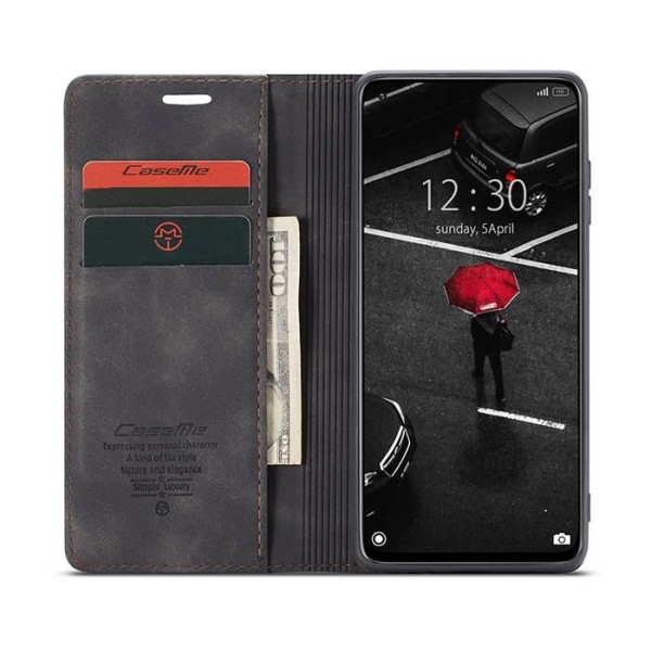 Чохол-книжка CaseMe Нубук для Xiaomi Mi 10T/Pro чорний