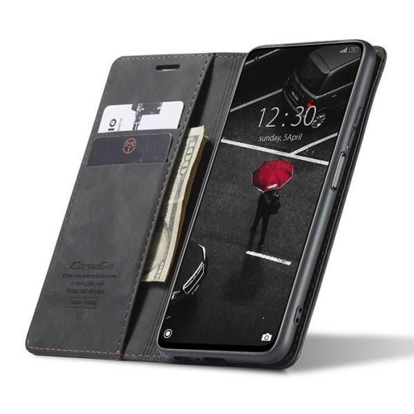 Чохол-книжка CaseMe Нубук для Xiaomi Mi 10T/Pro чорний