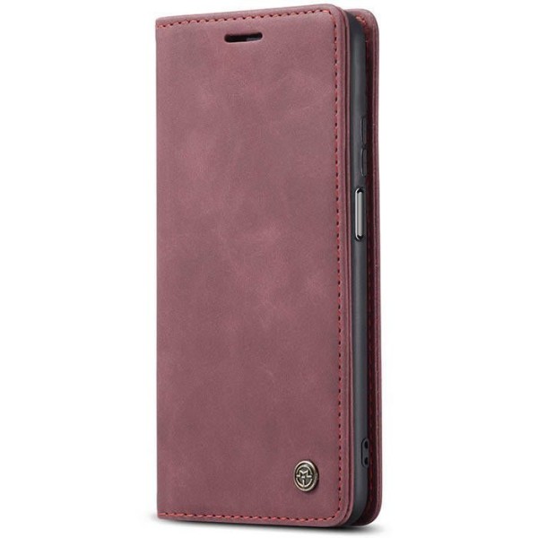 Чохол-книжка CaseMe Нубук для Xiaomi Mi 10T/Pro бордовий