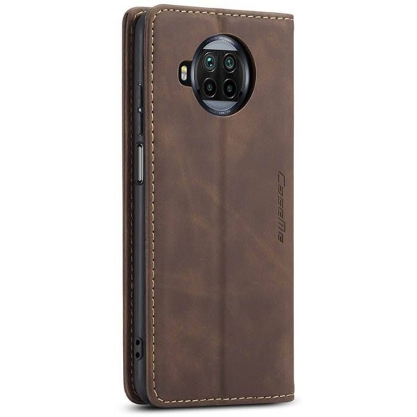 Чохол-книжка CaseMe Нубук для Xiaomi Mi 10T/Pro темно-коричневий
