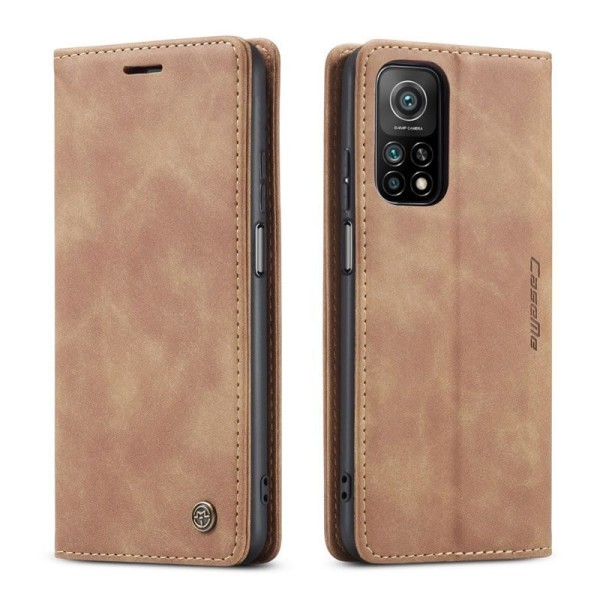 Чохол-книжка CaseMe Нубук для Xiaomi Mi 10T/Pro світло-коричневий