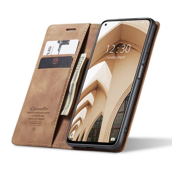 Чохол-книжка CaseMe Нубук для Xiaomi Mi 10T/Pro світло-коричневий
