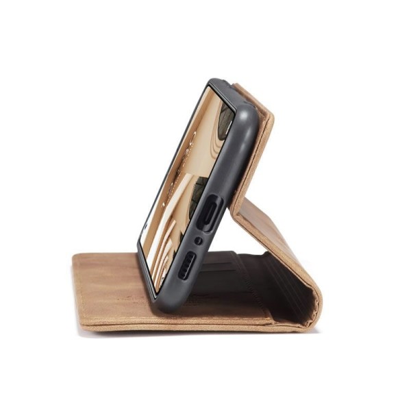Чохол-книжка CaseMe Нубук для Xiaomi Mi 10T/Pro світло-коричневий