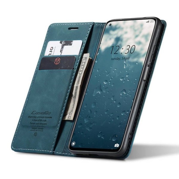 Чохол-книжка CaseMe Нубук для Xiaomi Mi 10T/Pro бірюзовий