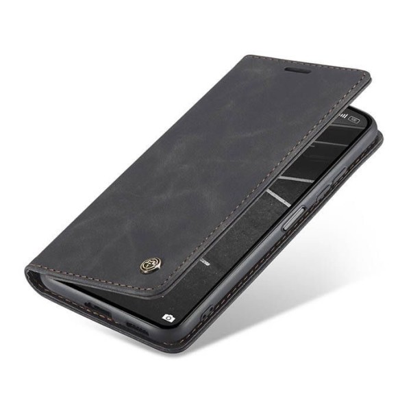 Чохол-книжка CaseMe Нубук для Xiaomi Mi 11 Lite чорний