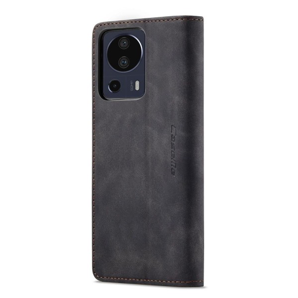 Чохол-книжка CaseMe Нубук для Xiaomi Mi 13 Lite чорний