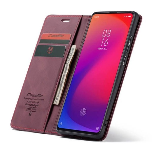 Чохол-книжка CaseMe Нубук для Xiaomi Mi 9T/Pro (Redmi K20) бордовий