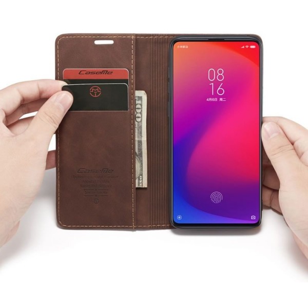 Чохол-книжка CaseMe Нубук для Xiaomi Mi 9T/Pro (Redmi K20) темно-коричневий