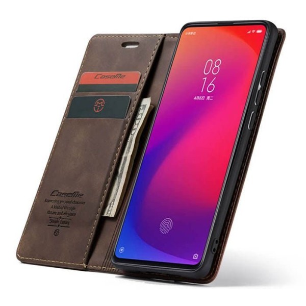 Чохол-книжка CaseMe Нубук для Xiaomi Mi 9T/Pro (Redmi K20) темно-коричневий