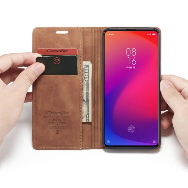 Чохол-книжка CaseMe Нубук для Xiaomi Mi 9T/Pro (Redmi K20) світло-коричневий
