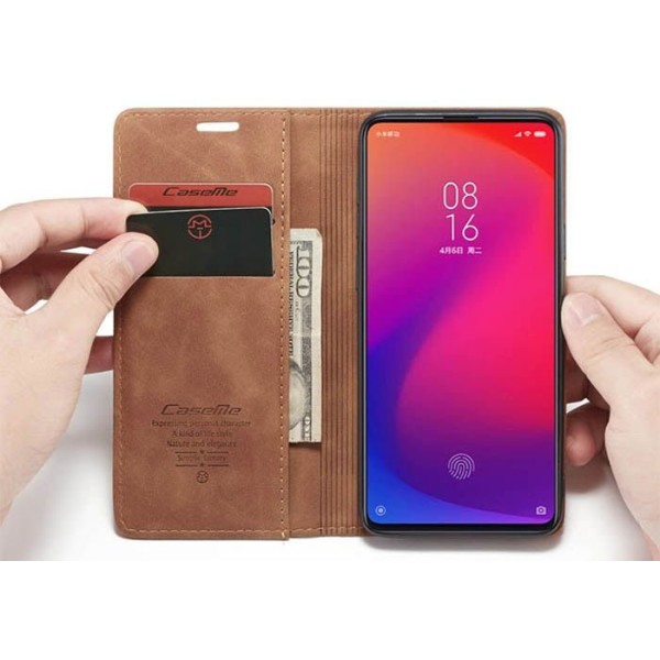 Чохол-книжка CaseMe Нубук для Xiaomi Mi 9T/Pro (Redmi K20) світло-коричневий