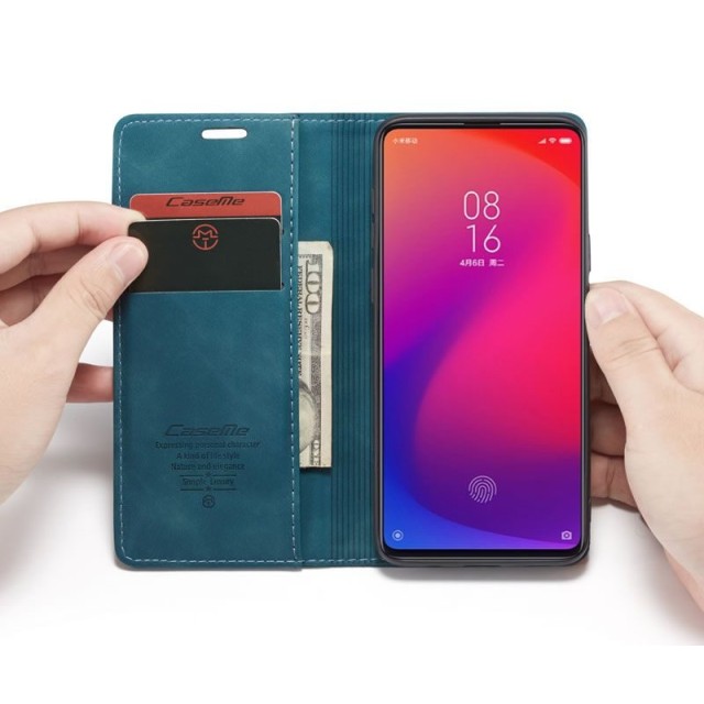 Чохол-книжка CaseMe Нубук для Xiaomi Mi 9T/Pro (Redmi K20) бірюзовий